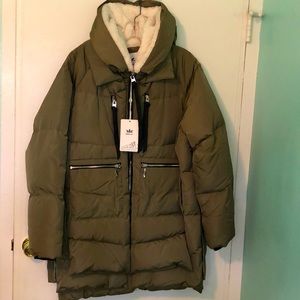 NWT! Orolay Women's Green Thickened Down Jacket. L